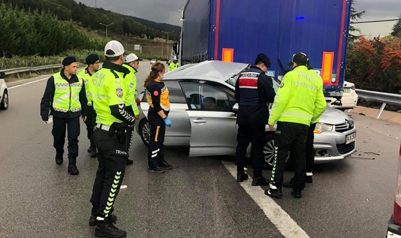 Bursa’da yağışlı hava kazayı beraberinde getirdi: 2 ölü
