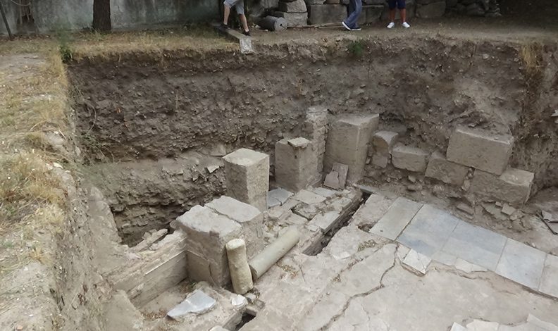 Balıkesir’de Roma döneminden kalan hamam bulundu