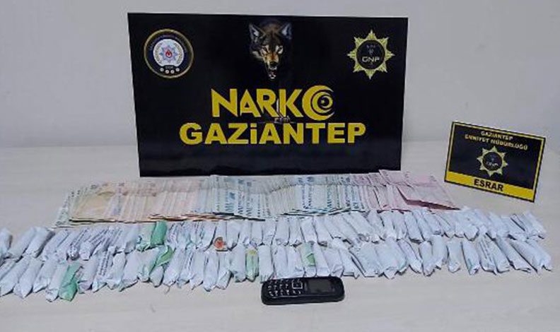 Gaziantep’te uyuşturucu operasyonu: 29 tutuklama