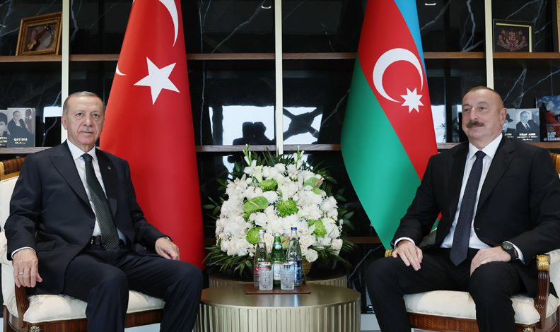 Cumhurbaşkanı Erdoğan, Aliyev ile görüştü