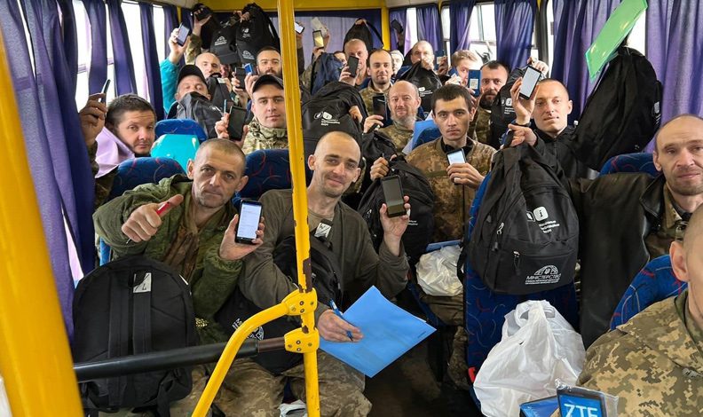 Esir takasında 32 Ukraynalı asker serbest bırakıldı