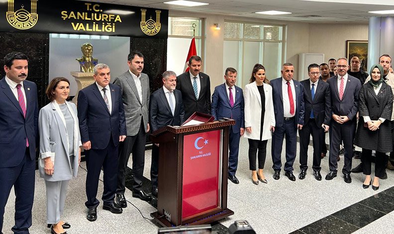 Bakan Kurum ile Bakan Nebati Şanlıurfa’da