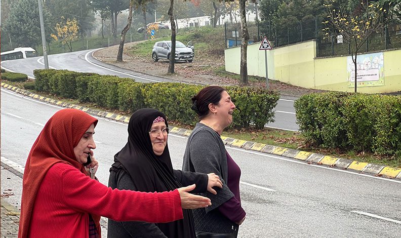 Düzce’de park ettiği aracını bahçeye uçmuş şekilde buldu