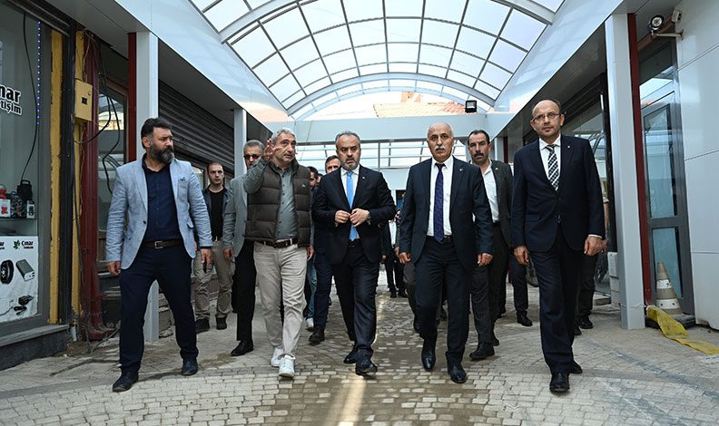 Yenişehir çarşısına konfor geliyor