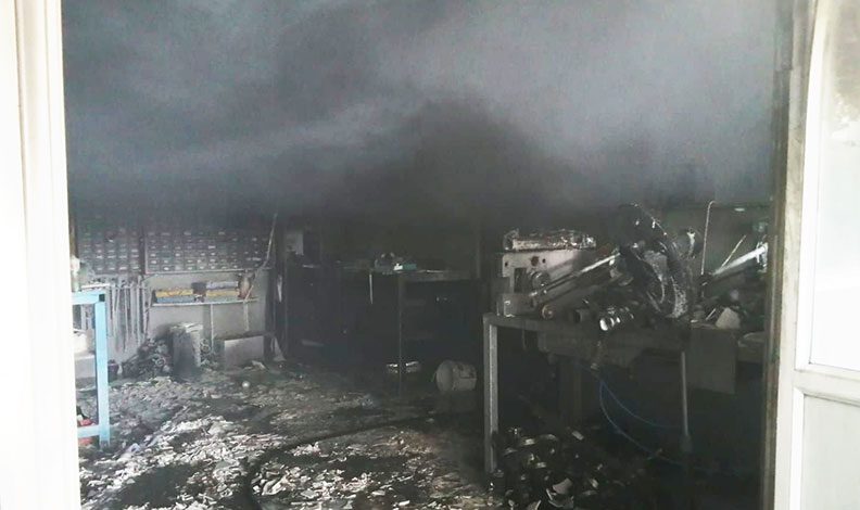 Bursa’da sanayi sitesinde korkutan yangın
