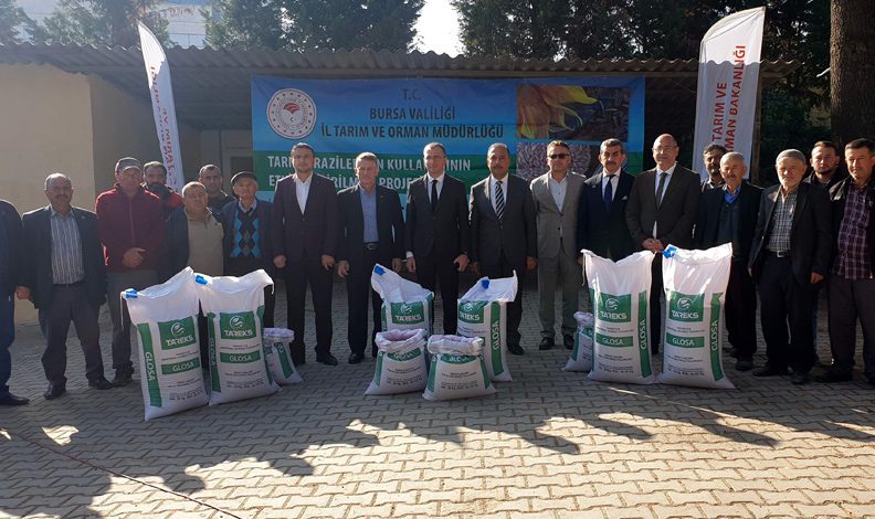 Bursa’da çiftçilere buğday tohumu dağıtıldı
