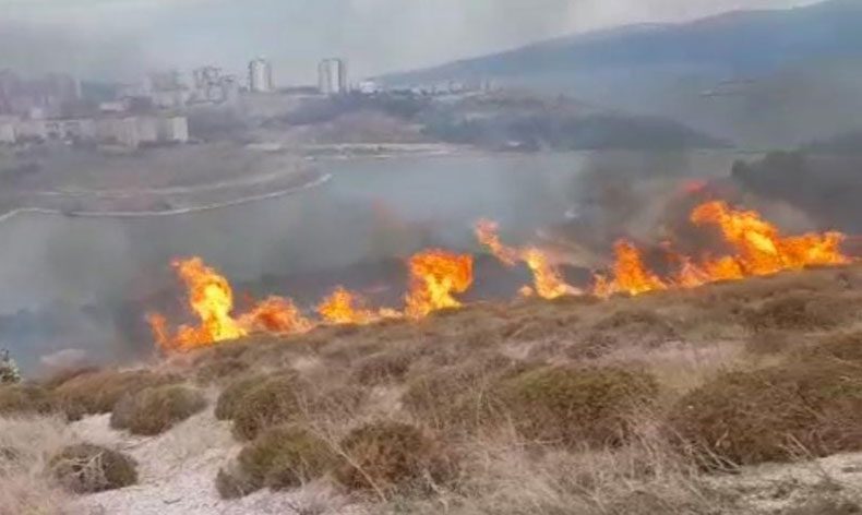 Bandırma’da yangın