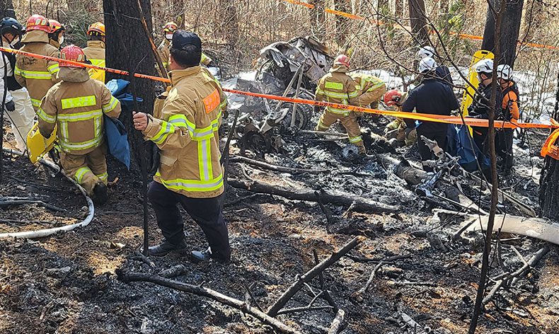 Kore’de helikopter düştü: 5 ölü
