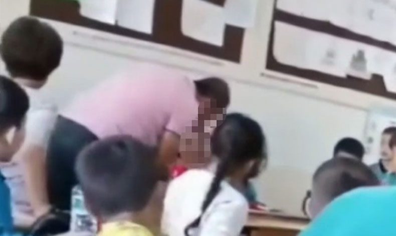Öğrenciye şiddet uyguladı açığa alındı
