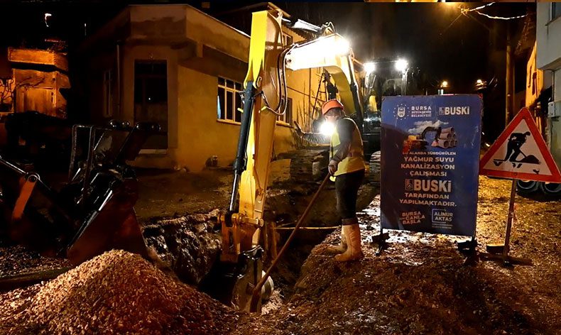 Büyükşehir gece gündüz sahada
