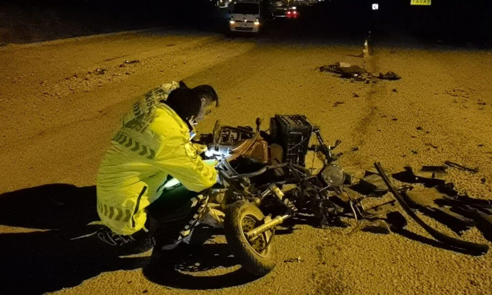 Otomobil ile çarpışan bisikletin sürücüsü ağır yaralandı