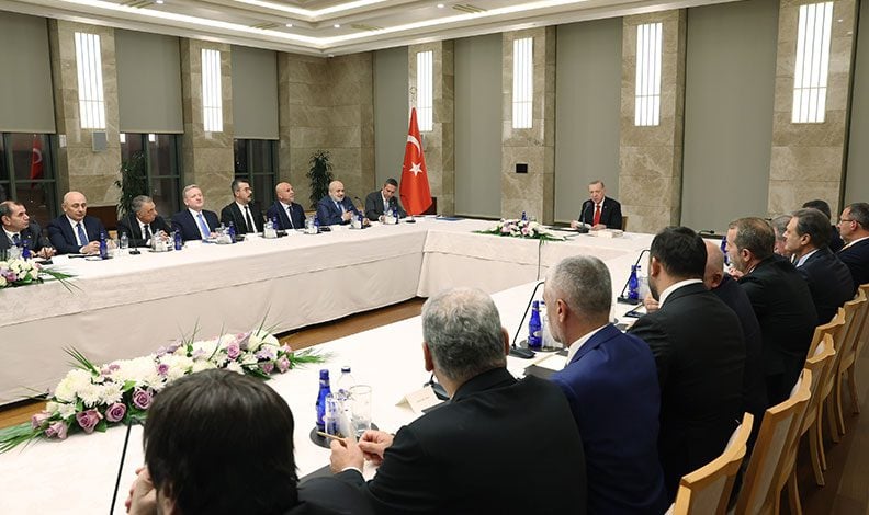 Erdoğan, TFF heyetini kabul etti