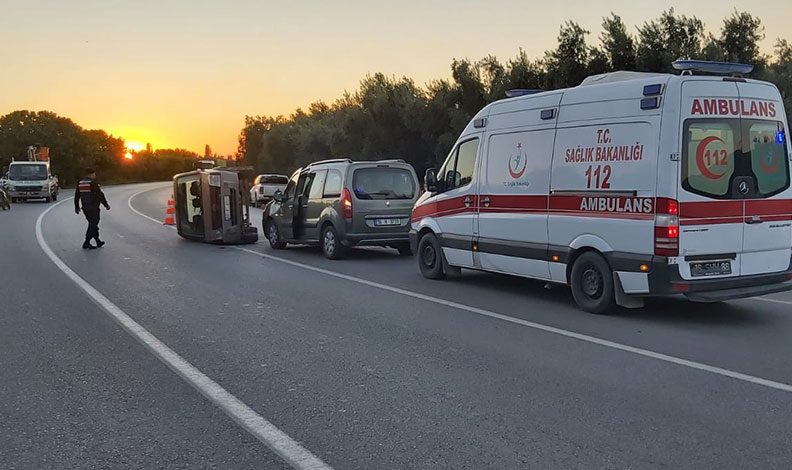 Kaza yerine giden muhabir, abisinin kazasıyla karşılaştı