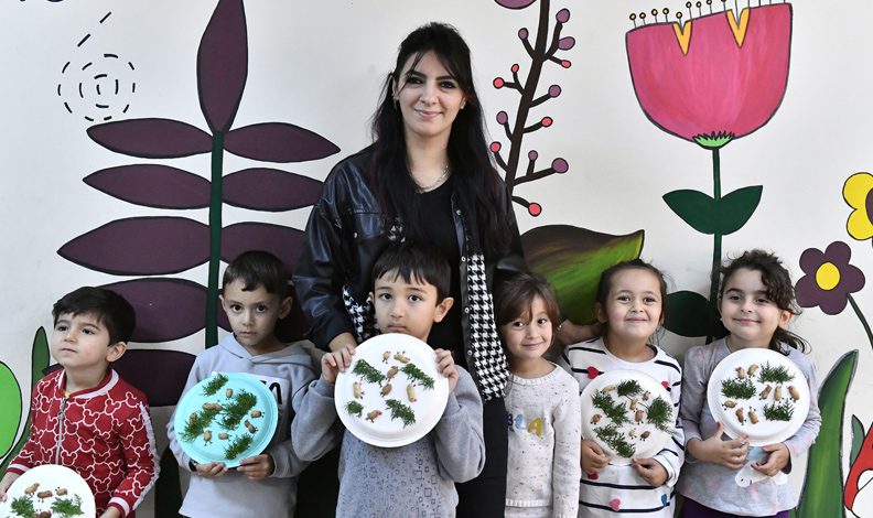 Koza Çocuk Akademi’den renkli atölye