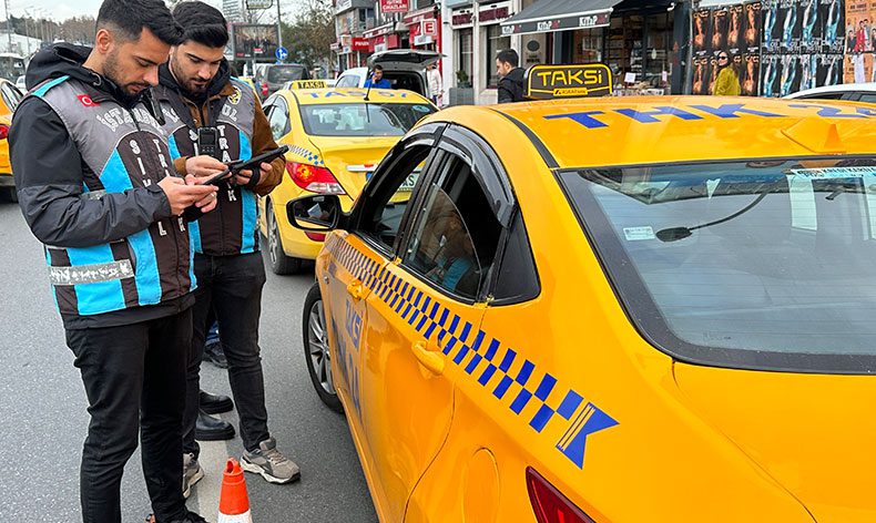 Taksici ceza üstüne ceza yedi