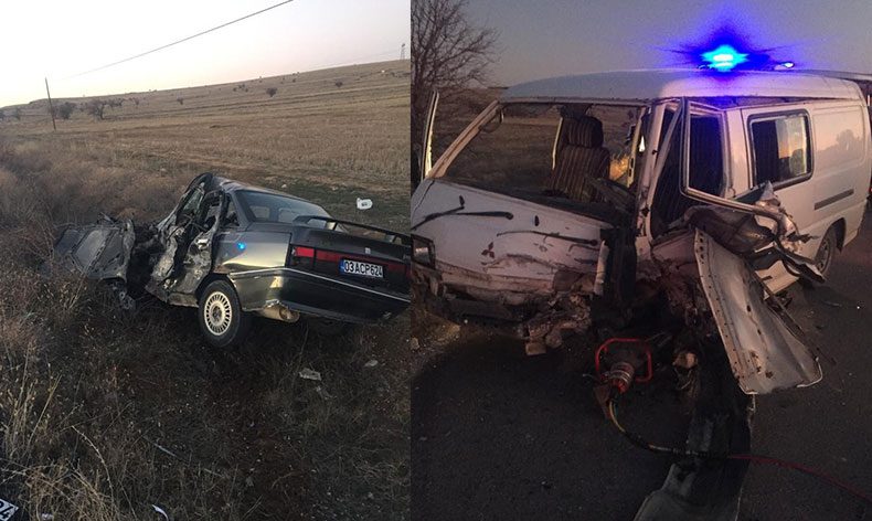 Afyonkarahisar’da trafik kazası