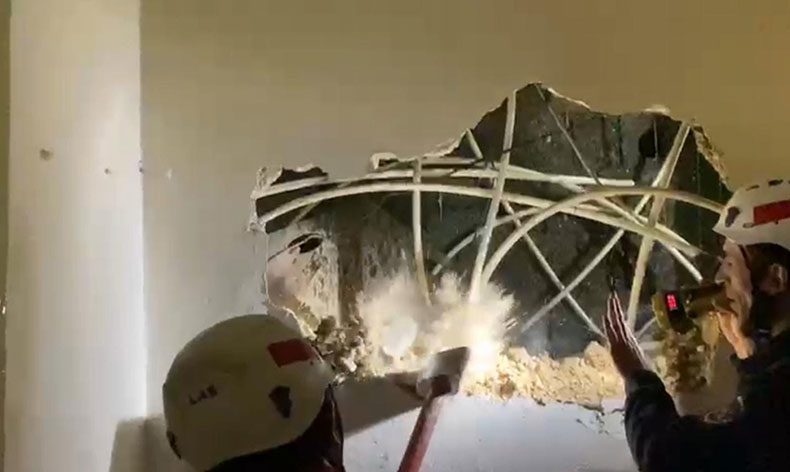 Şanlıurfa’da balyozlu kurtarma operasyonu