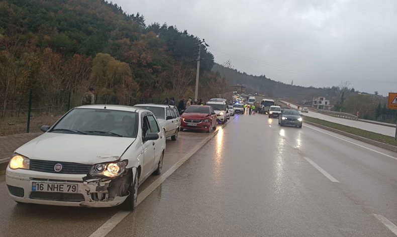 Bursa’da zincirleme trafik kazası