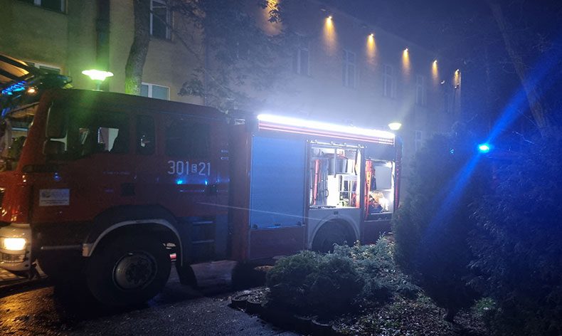 Polonya’da hastanede yangın