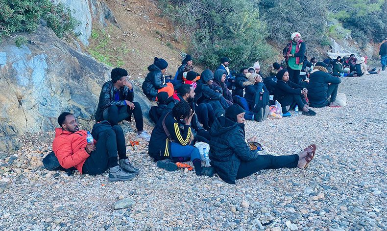 Fethiye’de 54 düzensiz göçmen yakalandı