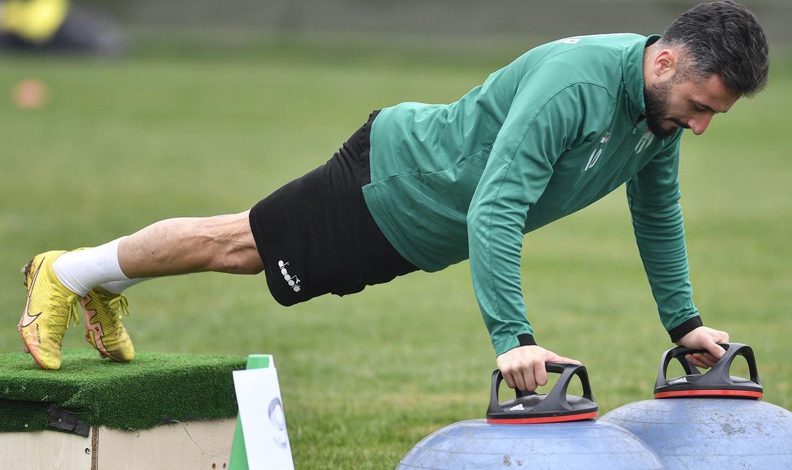Bursaspor’dan sert antrenman