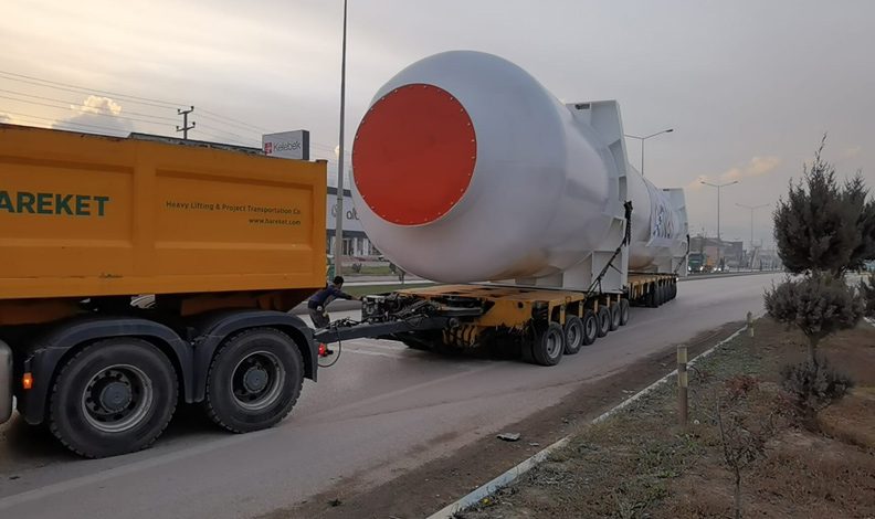 200’er tonluk tankların geçişi için ekipler seferber oldu
