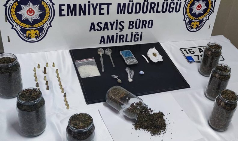 Bursa’da uyuşturucu operasyonları