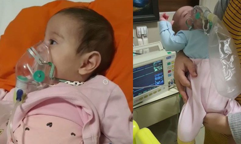 Mersin’de, 5 aylık ikizler taburcu oldu