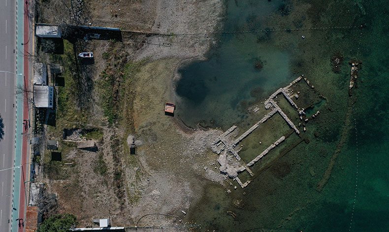 İznik Gölü’nde su çekilmesi 100 metreye ulaştı