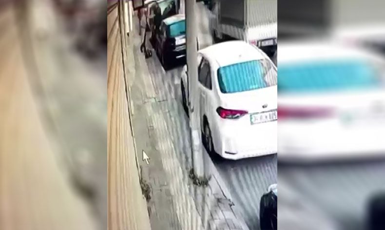 Fatih’te dehşet anları kamerada