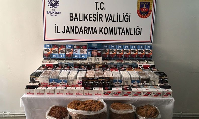 Kaçak kazı ve kaçak tütün operasyonu