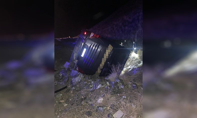 Kayseri’de otobüs devrildi