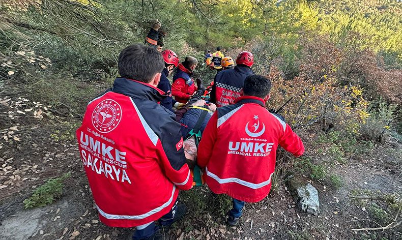 Ormanda yürüyüş hastanede bitti