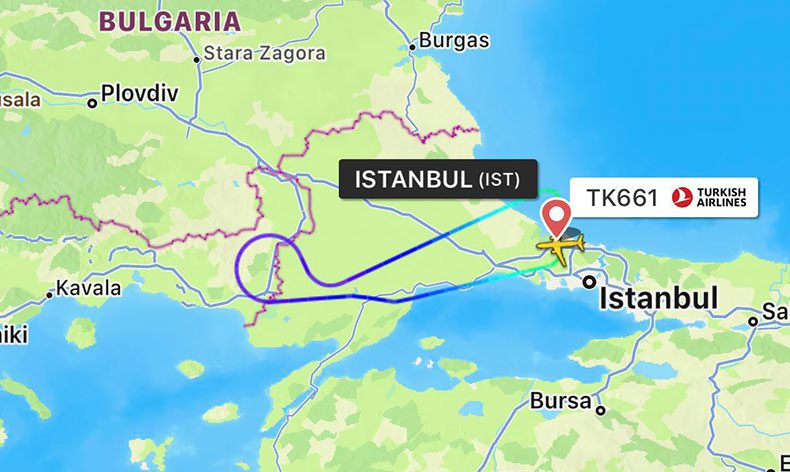 Tunuslu yolcu kabin memuruna saldırdı