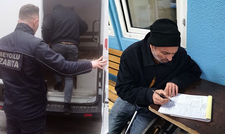 Dilencinin bastonundan çıkan paralar şaşırttı