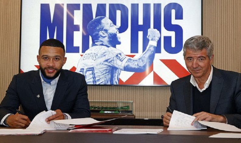 Atletico Madrid, Memphis Depay’ı kadrosuna kattı