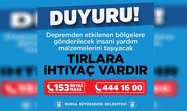 Tır sahiplerinin dikkatine!