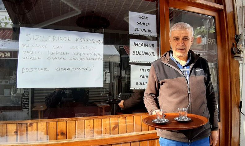 Esnaftan deprem bölgesine destek