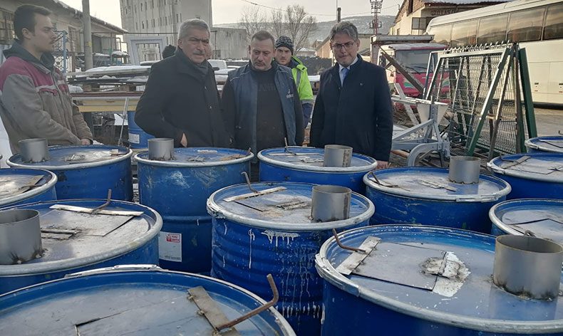 Deprem bölgesi için soba üretiyorlar