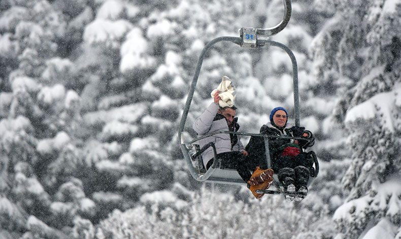 Uludağ’da pistler doldu taştı