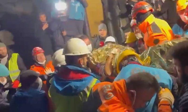 160 saat sonra kurtarıldı