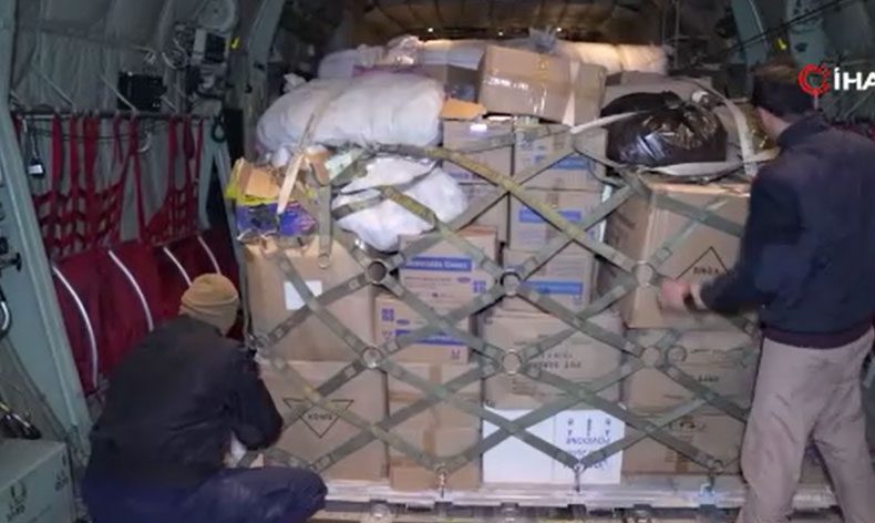 Irak’tan Türkiye ve Suriye’ye insani yardım
