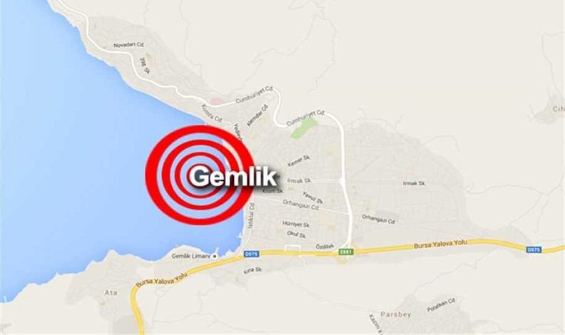 Gemlik’te 2,5 şiddetindeki deprem korkuttu