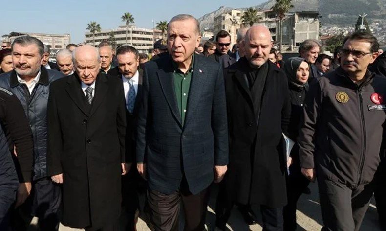 Cumhurbaşkanı Erdoğan ve Devlet Bahçeli Hatay’da