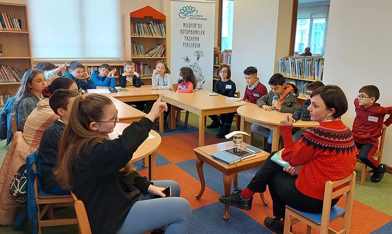 Nilüfer kütüphaneleri çocukları ağırladı