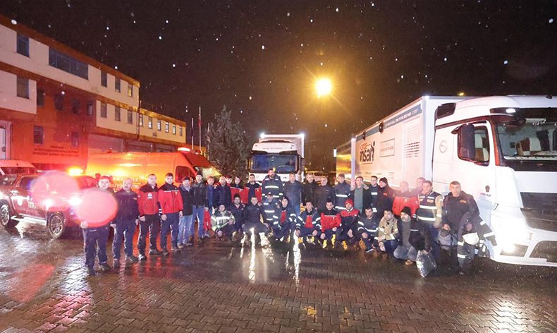 Kocaeli Büyükşehir afet bölgesinde