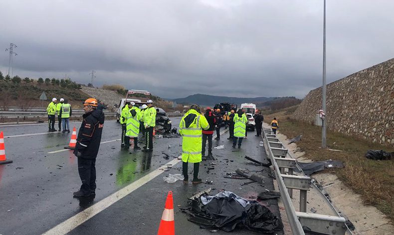 Bursa’da zincirleme trafik kazası
