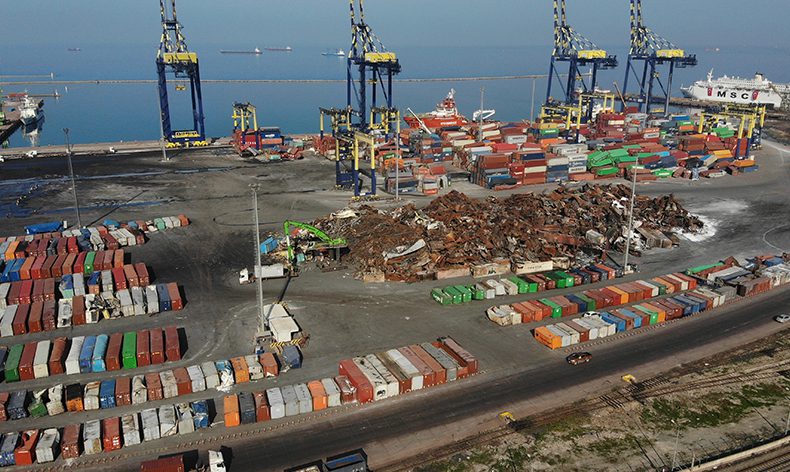 İskenderun Limanı’ndaki ayrıştırma çalışmaları