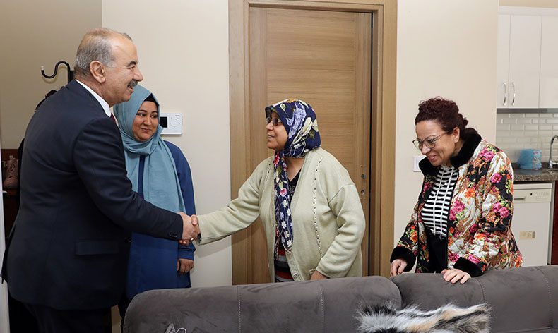 Başkan’dan moral ziyareti