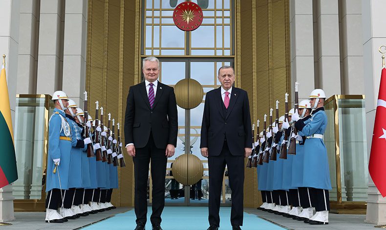 Cumhurbaşkanı Erdoğan, Litvanya Cumhurbaşkanı ile görüştü